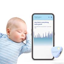 Monitor de respiração inteligente para bebês BEMPU Bellybutton Blue Monitor de respiração inteligente para bebês BEMPU Bellybutton Blue