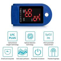 Monitor De Sinais Vitais Digital Dedo Medidor De Saturação SpO2 E Pulsação Portátil New Pro