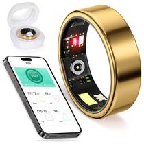 Monitor de sono de fitness Smart Ring Health Tracker Gold10 para mulheres - GYSOA