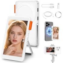 Monitor de tela Selfie YXFEIR para iPhone e Android branco Monitor de tela Selfie YXFEIR para iPhone e Android branco