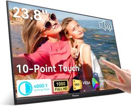 Monitor de tela sensível ao toque portátil Prechen 23,8" 1080P 75Hz