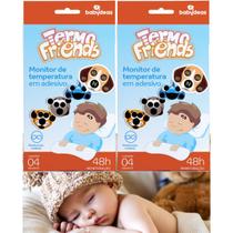 Monitor de Temperatura em Adesivo Termo Friends Babydeas C/4 Unidades Opção de kits