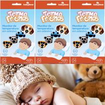 Monitor de Temperatura em Adesivo Termo Friends Babydeas C/4 Unidades Opção de kits