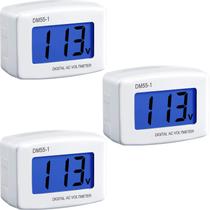 Monitor de tensão Weewooday LCD Digital Voltímetro US Plug