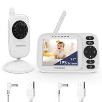 Monitor de Video para Bebé HelloBaby HB2438 Pantalla IPS de 3.2" Alcance de 305 m Monitor de Video para Bebé HelloBaby HB2438 Pantalla IPS de 3.2" Alcance de 305 m