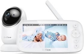 Monitor de vídeo para bebês Dr.Care NovaView 5” 1080P com 5000mAh