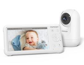 Monitor de vídeo para bebês Momcozy BM01 1080P de 5 polegadas com câmera