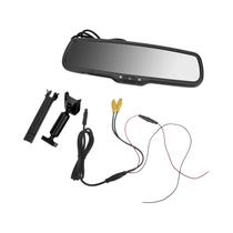 Monitor De Visão Traseira De 4.3 Polegadas Com Dimming Automático E Suporte Preto Monitor De Visão Traseira De 4.3 Polegadas Com Dimming Automático E Suporte Preto