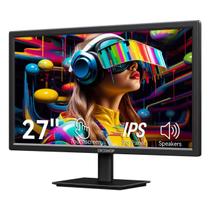 Monitor ERCGWOP 27" com tela sensível ao toque FHD IPS e alto-falantes HDMI
