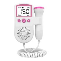 Monitor Fetal Frequência Cardíaca Doppler Para Bebê Detector Batimento Som Display LCD Uso Doméstico