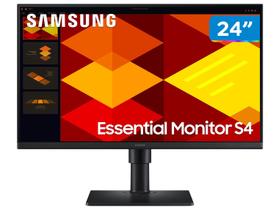 Monitor Full HD Flat Samsung Essential S4 LS24D400GALMZD 24" IPS