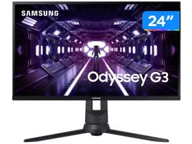 Monitor Gamer 144Hz Full HD 24” Samsung - Odyssey G3 LF24G35TFWLXZD HDMI DisplayPort