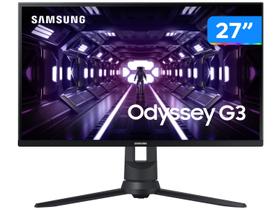 Monitor Gamer 144Hz Full HD 27” Samsung - Odyssey G3 LF27G35TFWLXZD HDMI DisplayPort