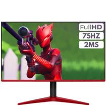 Monitor Gamer 20" 1ms 75Hz HDMI 3Green Moba Preto e vermelho M2003G-LED