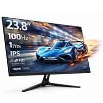 Monitor Gamer 23.8 Polegadas Full HD 100Hz 1ms IPS HDMI VGA FreeSync VESA AntiReflexo