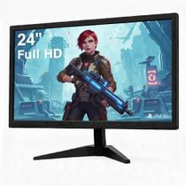Monitor Gamer 24 Polegadas Full HD LED Slim HDMI VGA Perfeito para Home Office e Trabalho