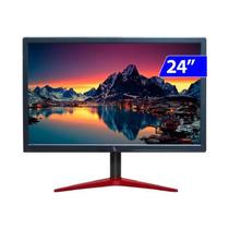 Monitor Gamer 3GREEN 24P 75HZ 1MS HDMI VGA Vesa - M2403G-LED PRETO/VERMELHO Bivolt Monitor Gamer 3GREEN 24P 75HZ 1MS HDMI VGA Vesa - M2403G-LED PRETO/VERMELHO Bivolt