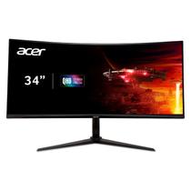 Monitor Gamer Acer Nitro XZ342CU 34" UWQHD Ultrawide Curvo 180Hz HDMI DP - Preto Monitor Gamer Acer Nitro XZ342CU 34" UWQHD Ultrawide Curvo 180Hz HDMI DP - Preto