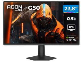 Monitor Gamer AOC 23,8" Full HD 144Hz Agon G50 IPS 0,5ms 24G50F/57 HDMI DisplayPort G-Sync