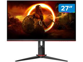 Monitor Gamer AOC 27" Full HD 165Hz 1ms HDMI 27G2S/BK com Ajuste de Altura