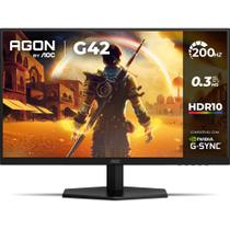 Monitor Gamer AOC AGON G42 27" 200Hz 0,3ms IPS HDR10 NVIDIA G-Sync 27G42HE