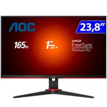 Monitor Gamer AOC Viper 23.8 Polegadas VA Full HD 165Hz HDMI VGA 24G2SE