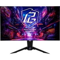 Monitor Gamer ASRock Phantom 32", 4K, 240Hz, 0.03ms, WOLED, FreeSync Premium Pro, DP e HDMI, Altura Ajustável, Antena Wi-Fi - PGO32UFS
