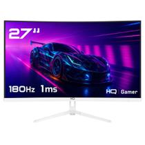 Monitor Gamer Branco 27" Curvo 1ms, 180Hz, AMD FreeSync, Full HD, HDMI, DP, Frameless HQ Premium HQW27C18 Monitor Gamer Branco 27" Curvo 1ms, 180Hz, AMD FreeSync, Full HD, HDMI, DP, Frameless HQ Premium HQW27C18