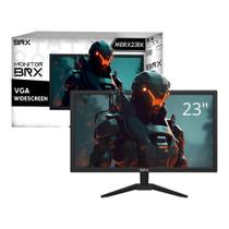 Monitor Gamer BRX 23" MBRX23BK Full HD, 75Hz, 1.5ms, HDMI/VGA, Preto - Ideal para Jogos e Home Office