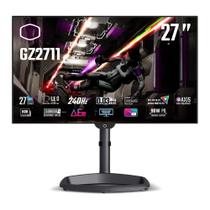 Monitor Gamer Cooler Master Tempest 27" QHD, 240Hz, 0.03ms, OLED, DP e HDMI, FreeSync Premium, Som integrado, Preto - CMI-GZ2711-BR