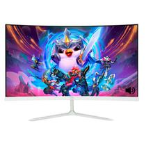 Monitor Gamer Curvo 23.8" Full HD Com Áudio Borda Infinita R2800 - Branco