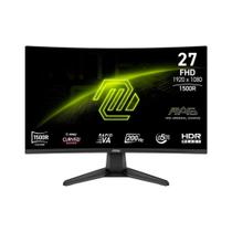 Monitor Gamer Curvo 27" MSI 200Hz 0.5Ms Full HD 276CF E20 1920X1080 Preto
