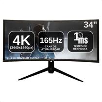 Monitor Gamer Curvo 4k 34 Polegadas Ultrawide 165hz 1ms