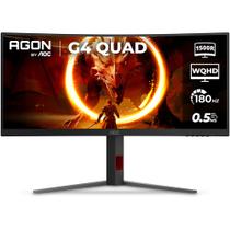 Monitor Gamer Curvo AOC AGON QUAD 34" Ultrawide WQHD 180Hz 0,5ms Base Ajustável U34G4C