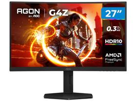 Monitor Gamer Curvo AOC Gaming C27G4Z/P 27" Full HD 300Hz 0,3ms HDMI C27G4Z/P/57