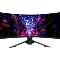 Monitor Gamer Curvo ASRock Phantom 34"", WQHD, 180Hz, 1ms, VA, FreeSync Premium, HDR 400, DP e HDMI, Antena Wi-Fi - PG34QRT2B