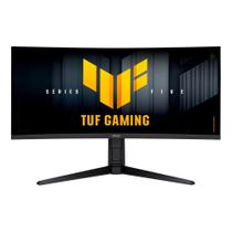 Monitor Gamer Curvo ASUS TUF 34"", WQHD, 250Hz, 0.5ms, Fast VA, FreeSync Premium, Altura Ajustável, Som Integrado, Preto - VG34WQML5A