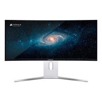 Monitor Gamer Curvo Corsair Xeneon 34" QD OLED, 240Hz, WQHD, 0.03ms, DisplayPort e HDMI, HDR, G-Sync e FreeSync, Branco - CM-9030005-NA