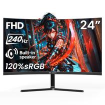 Monitor Gamer Curvo CRUA 24" 240Hz FHD 120% sRGB