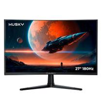 Monitor Gamer Curvo Husky Boreal 27", FHD, 180Hz, 1ms, Adaptive Sync, VA, DisplayPort e HDMI, HDR - HMG00527PT
