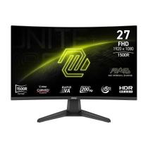 Monitor Gamer Curvo MSI MAG 27", Full HD, 200Hz, 0.5ms, Rapid VA, FreeSync Premium, HDR Ready, Preto - 276CF E20 Monitor Gamer Curvo MSI MAG 27", Full HD, 200Hz, 0.5ms, Rapid VA, FreeSync Premium, HDR Ready, Preto - 276CF E20