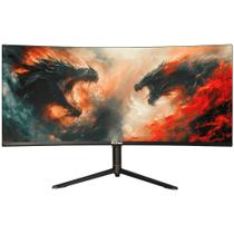 Monitor Gamer Curvo PCFort W340I165 34" Ultrawide QHD 1ms 165Hz 99% sRGB 2xDisplay Port 2xHDMI 4xUSB Free-sync/Gsync HDR