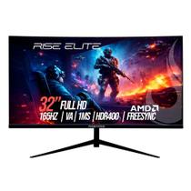 Monitor Gamer Curvo Rise Mode Elite 32", FHD, 165Hz, VA, FreeSync, HDR 400, DisplayPort e HDMI, sRGB 99%, Preto - RM-MOG-32C165FH-B Monitor Gamer Curvo Rise Mode Elite 32", FHD, 165Hz, VA, FreeSync, HDR 400, DisplayPort e HDMI, sRGB 99%, Preto - RM-MOG-32C165FH-B