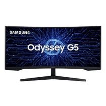 Monitor Gamer Curvo Samsung Odyssey G5 34", 165 Hz, 1ms, FreeSync, HDR10 - LC34G55TWWLMZD Monitor Gamer Curvo Samsung Odyssey G5 34", 165 Hz, 1ms, FreeSync, HDR10 - LC34G55TWWLMZD