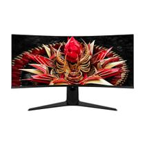 Monitor Gamer Curvo TCL QD Mini LED 34", WQHD, Ultrawide, 180Hz, 1ms, HDR 1400, USB-C, FreeSync Premium, Altura Ajustável, Som Integrado - 34R83Q Monitor Gamer Curvo TCL QD Mini LED 34", WQHD, Ultrawide, 180Hz, 1ms, HDR 1400, USB-C, FreeSync Premium, Altura Ajustável, Som Integrado - 34R83Q