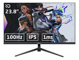 Monitor Gamer Duex 23,8 IPS Full HD 100Hz 1ms FreeSync Alto falantes Preto