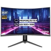 Monitor Gamer Full HD Com Tela Curva De 23,8" Polegadas Anti Reflexo 100Hz 3Ms