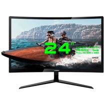 Monitor Gamer Gamemax Curvo Gmx24C144 Hdmi Preto De 24.0 Pol Fhd 1Ms 144Hz Dp