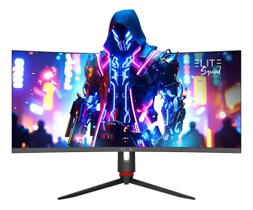 Monitor Gamer Hi Level Elite Curvo 34 Eled, 180hz, Hdr Preto