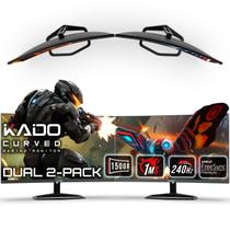Monitor Gamer Kado 27" Curvo 1500R 240 Hz 1 ms Kit com 2